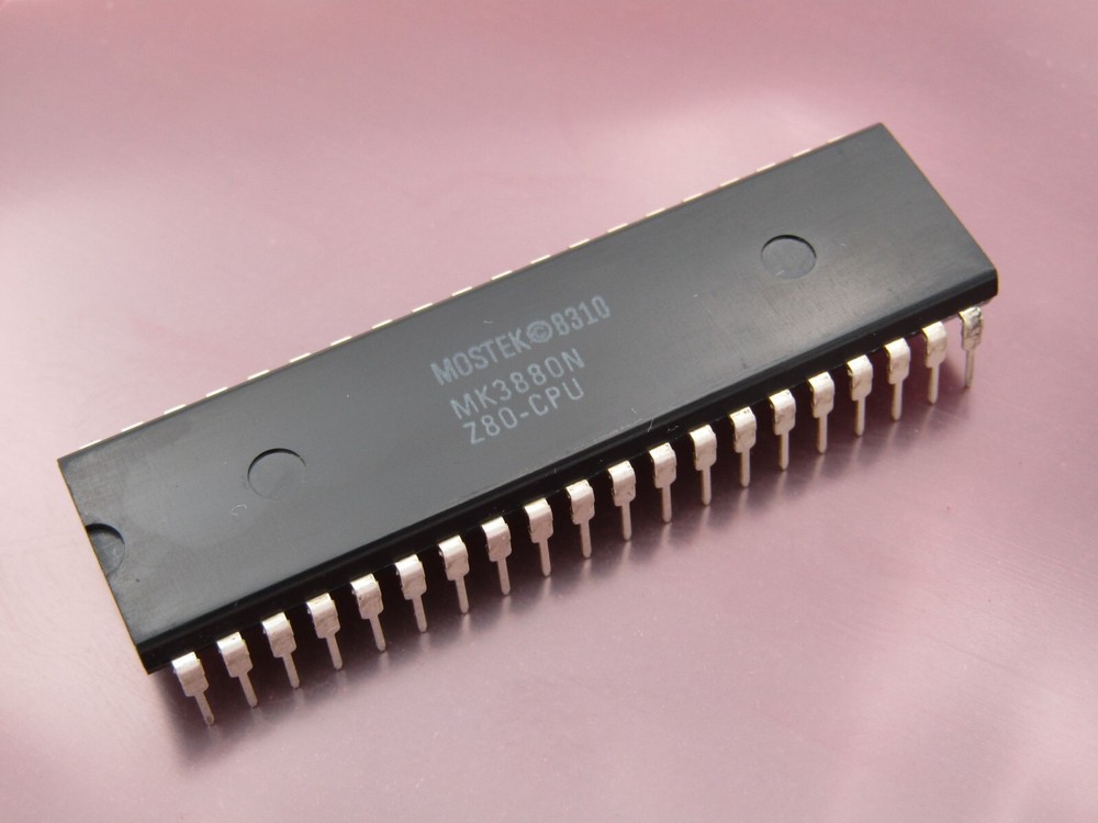 MK3880N Mostek Z80-CPU Processor 40 Pin IC — NOS