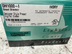 *FREE SHIPPING* Lightolier OH1000-I Onset Dimmer Single Pole 1000w Ivory