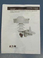 Eaton UltraSIL Housed VariSTAR Normal Duty MOV Arrester 10 KV 8.4 MCOV
