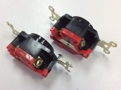 New Lot of 2 Eagle WC596/81-1 Twist Lock Receptacle NEMA L6-20 20A 250V 2P 3W UL