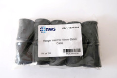 LOT OF 200 NWS CG-1-1020-114 Hanger Insert 10mm-20mm Barrel Cushion 20 Packs