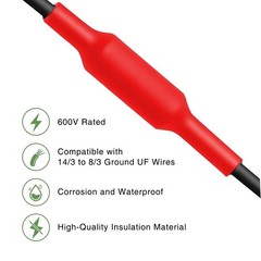 Underground Wire Splice Kit Direct Burial Waterproof UF Cable Connector 14/3-8/3