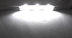 Block of 10 Super Bright 12 Volt AC/DC White LED Lights