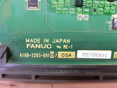 Ge Fanuc A16b-2203-0910/06A A16b-2203-0910/05A A16b-2203-0910