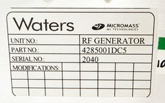 WATERS Micromass Synapt G2-Si 4285001DC5 High Voltage Module RF Generator tj