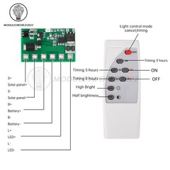 6.4V 7.4V 11.1V 12V Solar Street Light Circuit Board Solar Light Driver Control