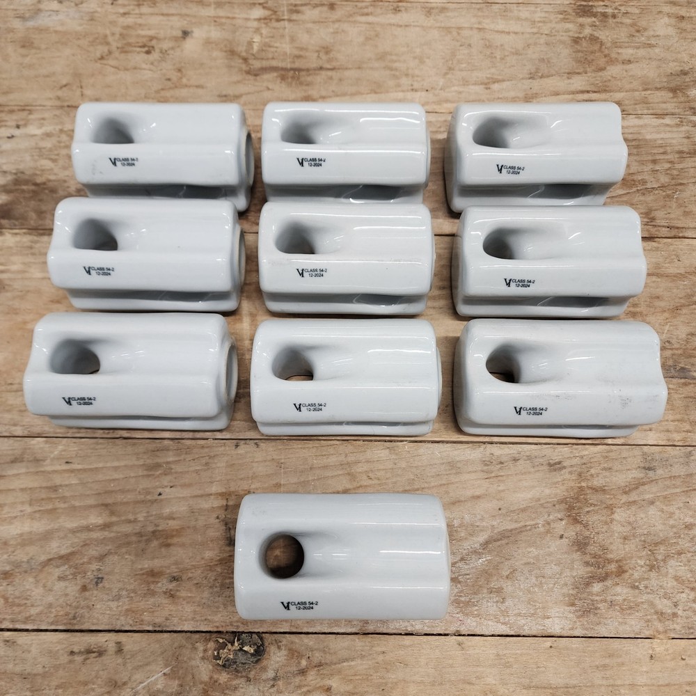 10 count – Victor Insulator VI4604 1/2″ Guy Strain Insulator 14604173 Class 54-2