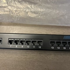 Black Box JPM902A-R2 GigaBase CAT5e Patch Panel – 24 Port