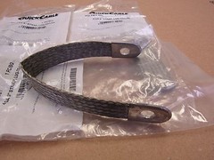 3 PCS QUICK CABLE NO. 7401-001 4 GA 9″ STRAP LUG-TO-LUG