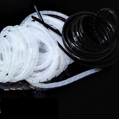 Cable Tidy Spiral Wrap Wire Protection Binding Organiser Reel , Size Ф4mm-Ф30mm