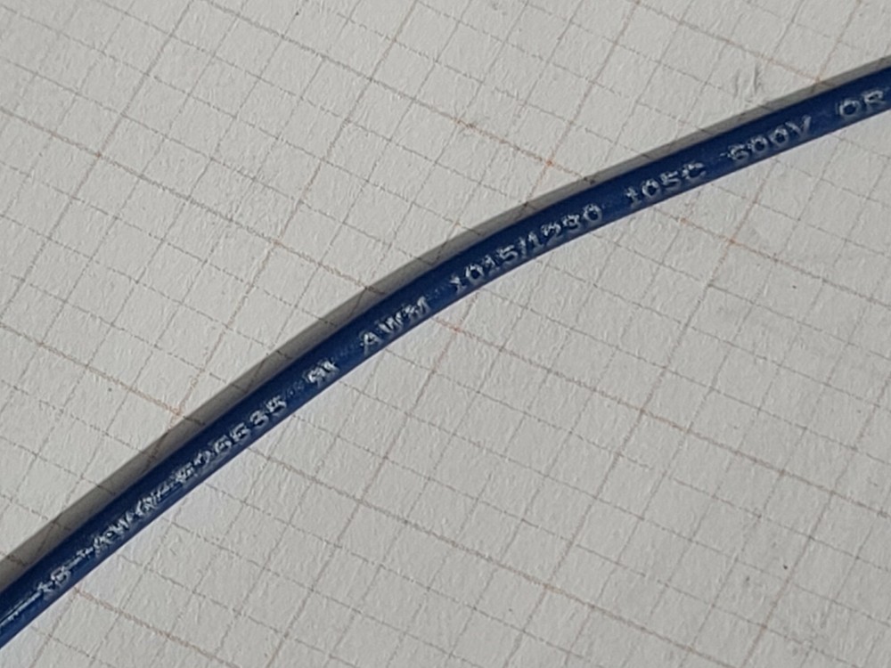 Atlas Wire #18awg Solid Tinned Copper UL-1015/1230 Hook-Up Wire Dark Blue /50ft