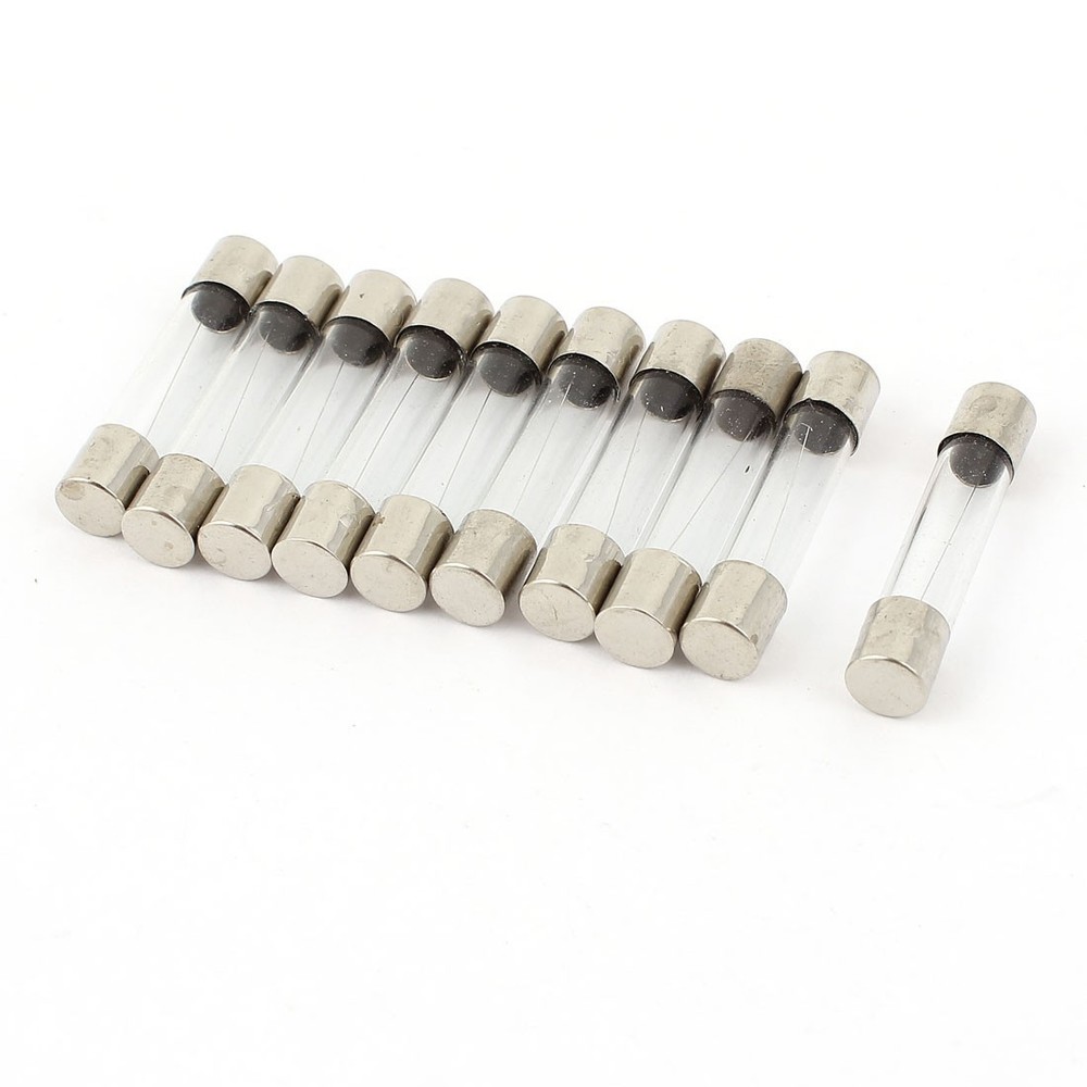 10Pcs 250V 3.5A Quick Blow Glass Fuses Fast Acting Tubes 6mm x 30mm