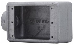 Crouse-Hinds FS2, 1-Gang, (1) 3/4″, Iron, FS, Shallow, Cast Device Box, 1pc