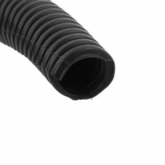 2.5 M 11 x 13 mm PVC Split Corrugated Conduit Tube for Garden,Office Black