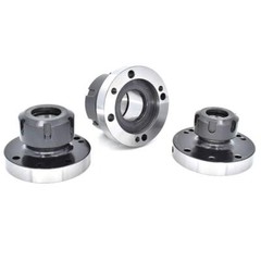 1PC Chuck 100mm 80mm Mini Flange Four Axis Cartridge Collet Fixture ER16- ER40