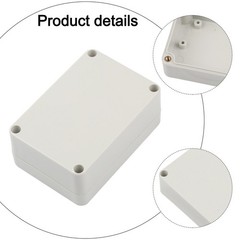 Sturdy ABS White Plastic Electronics Project Box with IP67 Waterproof Rating