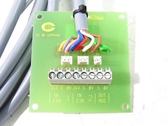 BEUMER CRISPLANT CONVEYOR 167A482 167A593 CABLE WIRE W/ PC CIRCUIT BOARD *XLNT*