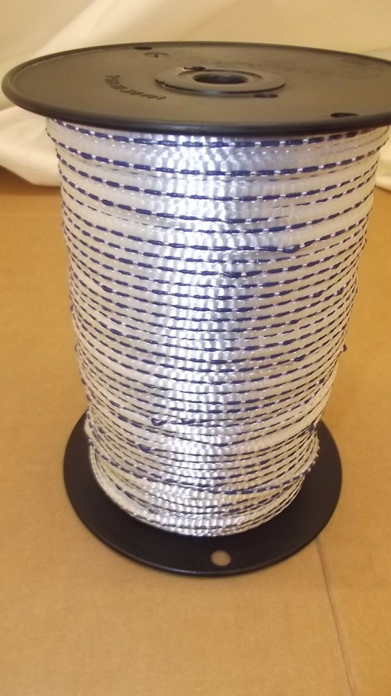1/4″ x 1000′ 400# tensile polyester detectable pull tape, mule tape, webbing