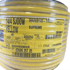 Carol 02609.15T.05 250′ 4 Conductors 300V 14 AWG SJOOW Portable Cord