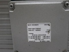 Becker VT 416 VT416 Rotary Vane Vacuum Pump 0.55/0.70kW w/ Cut Cable