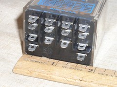 1 NEW STRUTHERS DUNN 284XDXC 4PDT 4 POLE POWER RELAY 12 V AC COIL 10A 20A 30A