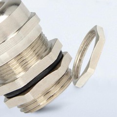 Copper Nickel Plated Waterproof Cable Metal Joint PG-7/9/11/13.5/16/21/29/36-48