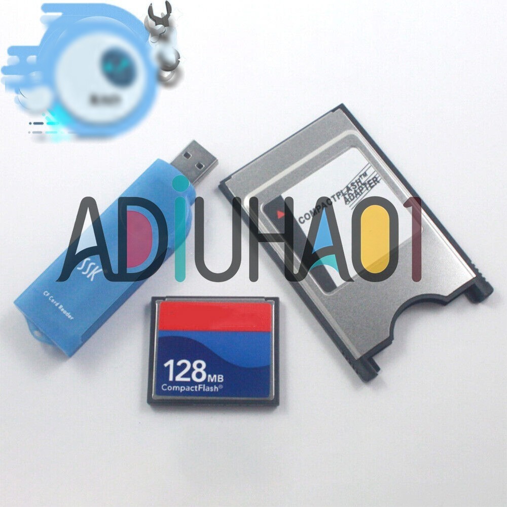 Reader 128MB/256MB/512MB/1G/2G CF Compact Flash Card+CF-PCMCIA Adapter+SSK