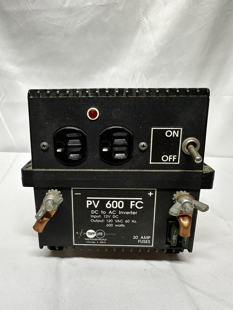 Tripp Lite Powerverter DC-AC Inverter model PV600 30 Amp Fuse