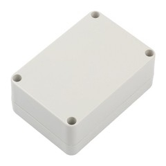 Sturdy ABS White Plastic Electronics Project Box with IP67 Waterproof Rating