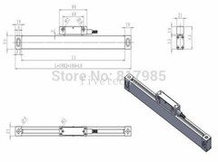 complete set milling/lathe/drill machine dro digital readout+3 pcs linear scales