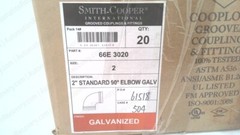 SMITH-COOPER 66E 3020 GROOVED 90-DEGREE ELBOW, SEE DESC #331257