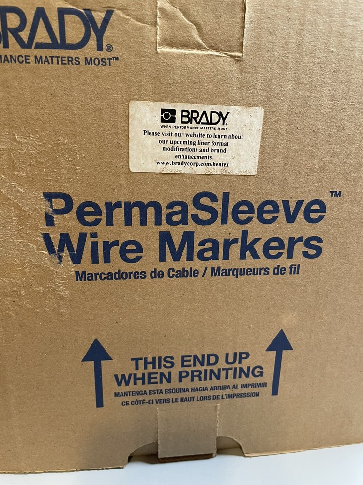 BRADY HX-2000-2-WT 100 Labels Per Roll