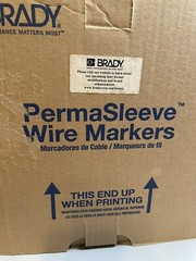 BRADY HX-2000-2-WT 100 Labels Per Roll