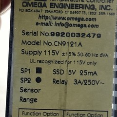 Omega CN9000A CN9121A Temperature Controller 115V