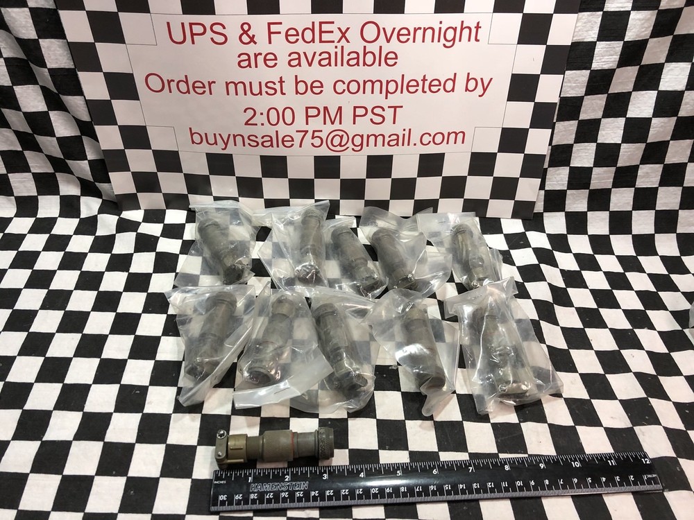 LOT OF 11 GLENAIR BACKSHELL 390FS005NF1204A3, SHIPSAMEDAY #BOX 13 “E10”