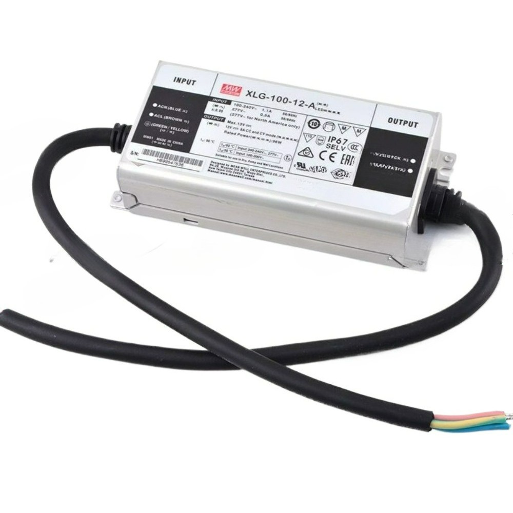 1pc XLG-100-12-A 100W constant power LED PFC DC 12V8A power drive