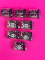700-HF32A1 ,700-HF32A1-4, QL2N1-A120, LY2N, DPDT, 120VAC, 10A Relays [Lot of 8]