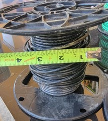 Southwire 12 AWG THHN Stranded – Approx 330′ – 8.4lbs – 2 Partial Rolls – Black