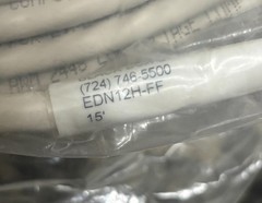 NEW! BLACK BOX EDN12H-FF 15’ DB9 SERIAL CABLE