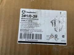 Southwire Service Entrance Cable Cap 3#1/0-3# model 92 box of 5