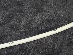 Anixter #8awg GXL SAE J1128 XLPE Automotive Lead/Primary Wire “Power” White/50ft
