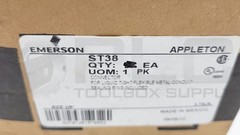 NEW BOX OF 12 APPLETON ST38 3/8″ CONNECTOR