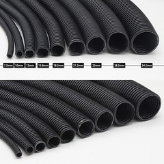 Conduit Split/Non Split Flexible Tube Cable Tidy Trunking Organiser PP Polypropy