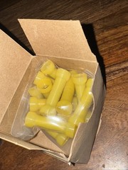 Thomas & Betts 2RF4, 600 V, 4 Awg, Yellow, Butt Splice Connector, 15 Pc, LO1