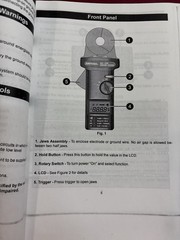 Amprobe DGC-1000A Printed User Manual Guide Manual Pamphlet Book DGC1000A