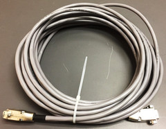 Alpha Wire 6010C, 22AWG 3PR Shield Cable 35 FT w/7-Pin Male/Female AMP Connector