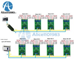 RS485 0~1A 0~30V Current Voltage Collector Voltage Signal Acquisition MODBUS RTU