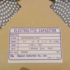 NACP4R7M35V 4.7uF 35V 4×4.5mm CAPACITOR (24 PCS)