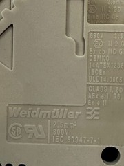 Weidmuller WDU 2.5 Terminal Blocks Beige 800V (Lot of 11) New Fast Ship