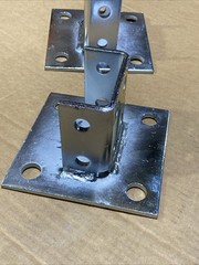 ( Pack Of 2 ) B-620A-SQ H-STRUT Fitting for 1-5/8″ Channels Post Base New